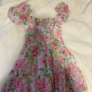 Floral Puff Sleeve Dress